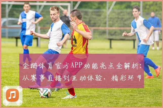 企鹅体育官方APP功能亮点全解析:从赛事直播到互动体验,精彩环节一网打尽