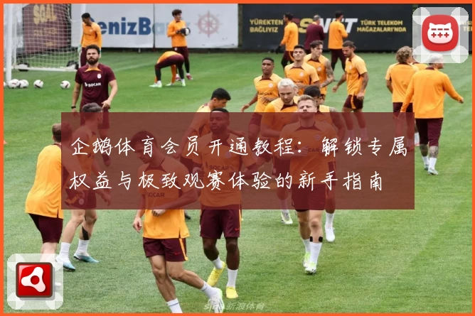 企鹅体育会员开通教程：解锁专属权益与极致观赛体验的新手指南